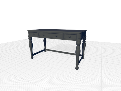 Carnbrock Desk 3D Model