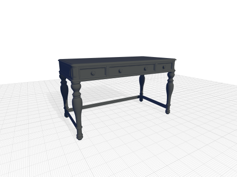 Carnbrock Desk 3D Model