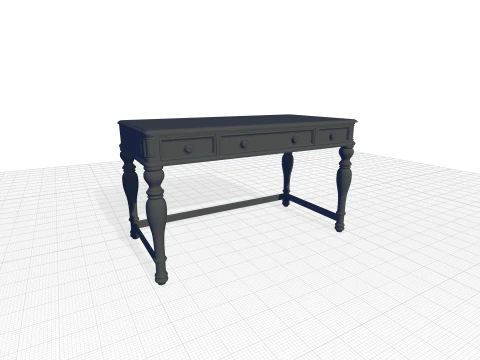 Carnbrock Desk 3D Model