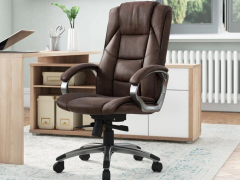 Leather Executive Chair - 2 colour 3D Model