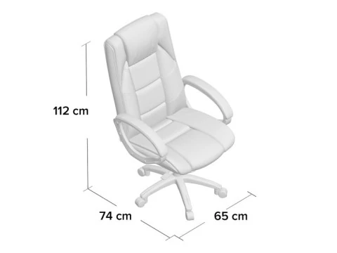 Leather Executive Chair - 2 colour 3D Model