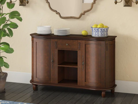 Fitu &Ccedil;ekmeceli B&uuml;fe Masası 3D Model