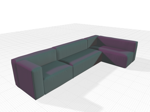 Cleon Sectional 3D Model