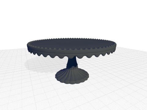 Celery Cake Stand 3D मॉडल