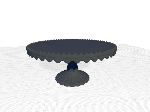 Celery Cake Stand 3D Model