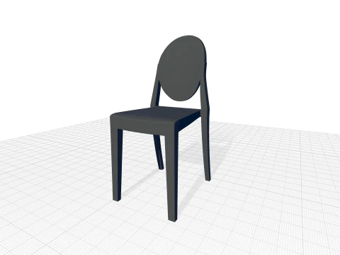 Silla auxiliar Victoria Ghost Modelo 3D