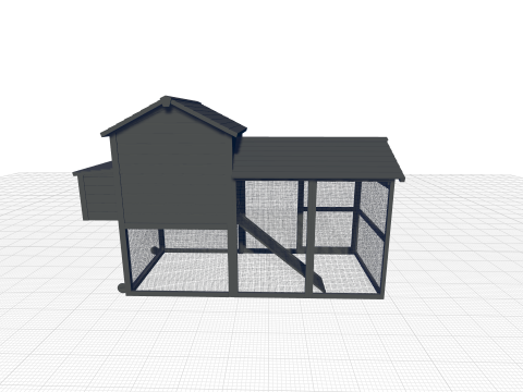 Belinda Chicken Coop - Chicken Run Modèle 3D