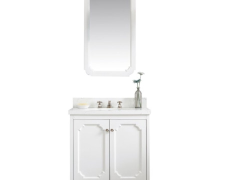 Queen Single Bathroom Vanity Set - 2 Colour Modello 3D