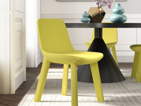 Neat Dining Chair 3D Model