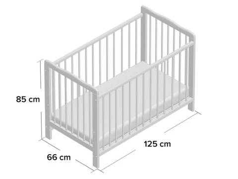 Journey Jameson Cot - Mattress 3D Model