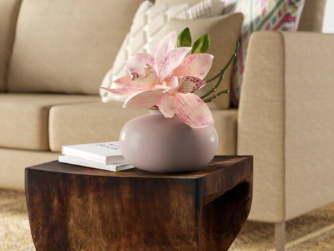 Arranjo Floral de Orqu&iacute;dea Cymbidium em Vaso Modelo 3D