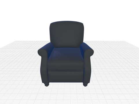 Lincolnton Manual Recliner - 2 colour 3D 模型