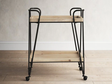 Carrinho de Bar Maley Modelo 3D