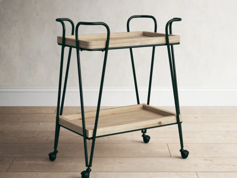 Carrinho de Bar Maley Modelo 3D