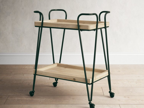 Maley Bar Cart 3D Model