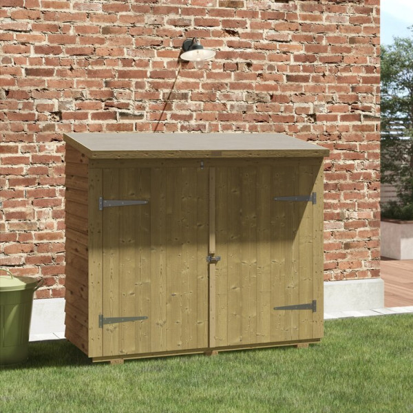 Buckthorn Pent Wooden Bike Shed Modelo 3D .c4d .max .obj .3ds .fbx .stl .blend