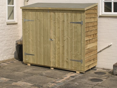 Buckthorn Pent Wooden Bike Shed Modelo 3D