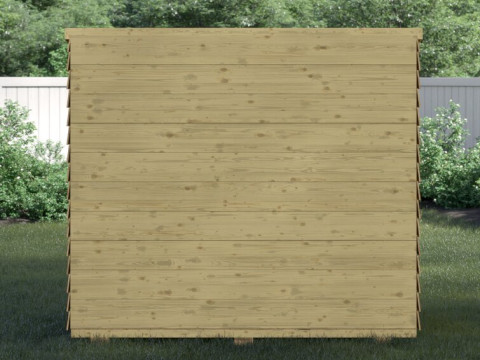Buckthorn Pent Wooden Bike Shed Modelo 3D