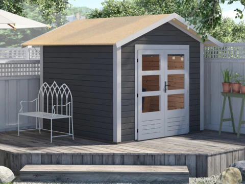 Szopa na narzędzia Talkau wykonana z drewna Szopa na narzędzia Talkau wykonana z drewna Model 3D