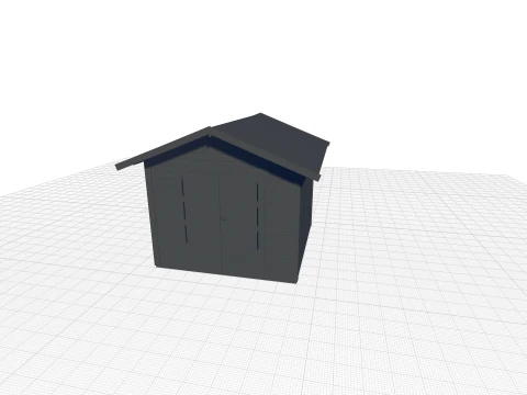 Talkau Tool Shed Made Of WoodTalkau Tool Shed Made Of Wood 3D Model