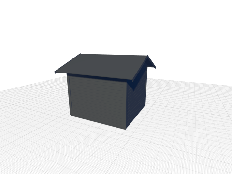 Talkau Tool Shed Made Of WoodTalkau Tool Shed Made Of Wood 3D Modell