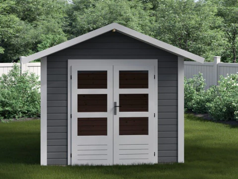 Talkau Tool Shed Made Of WoodTalkau Tool Shed Made Of Wood 3D Model