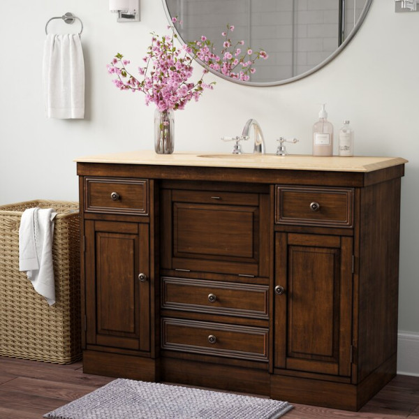 Oglesby Single Bathroom Vanity Set Model 3D .c4d .max .obj .3ds .fbx .stl .blend