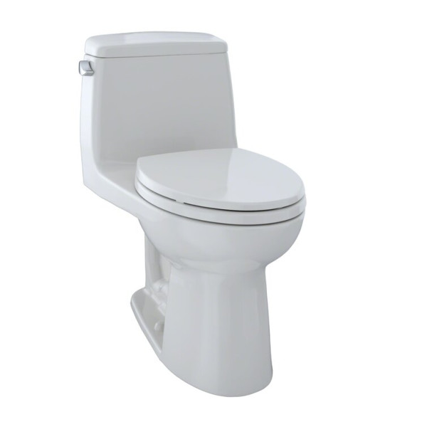 Elongated One-Piece Toilet 3D Model .c4d .max .obj .3ds .fbx .stl .blend