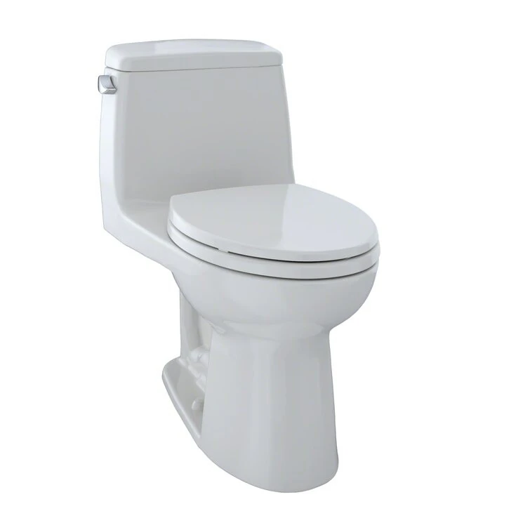 Elongated One-Piece Toilet 3D Model .c4d .max .obj .3ds .fbx .stl .blend 