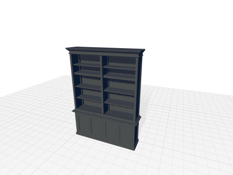 Gerold Display Cabinet Modello 3D