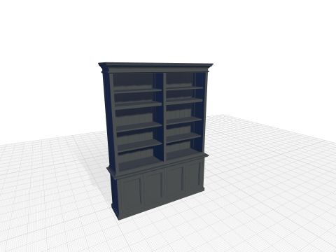 Gerold Display Cabinet Modello 3D