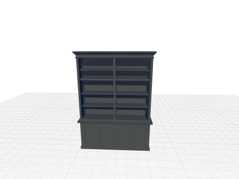 Gerold Display Cabinet Modello 3D