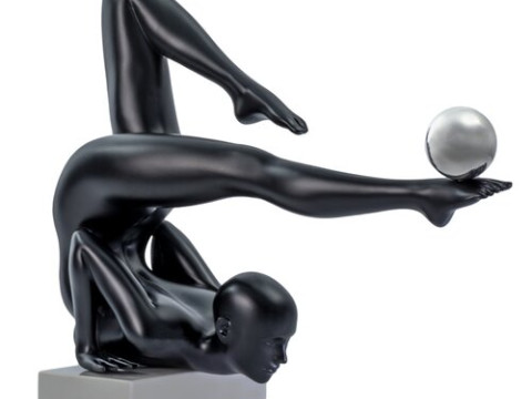 Tickmacrevan Resin Doll Figurine - 2 Colour Modèle 3D