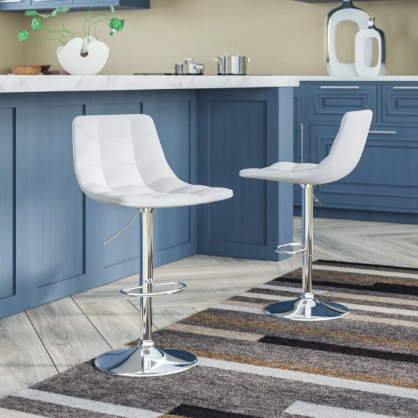 Haeli Swivel Height Bar Stool Modèle 3D .c4d .max .obj .3ds .fbx .stl .blend 