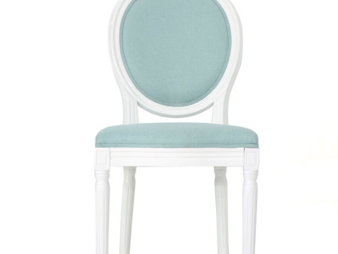 King Back Side Chair 3D 模型