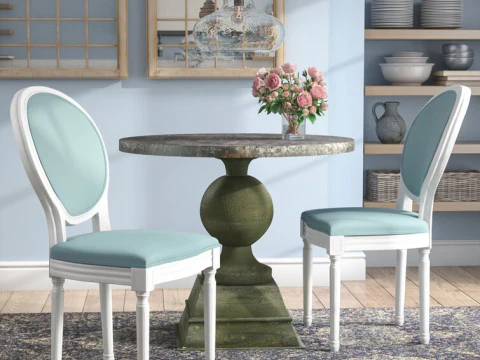 Sedia King sul lato posteriore Modello 3D