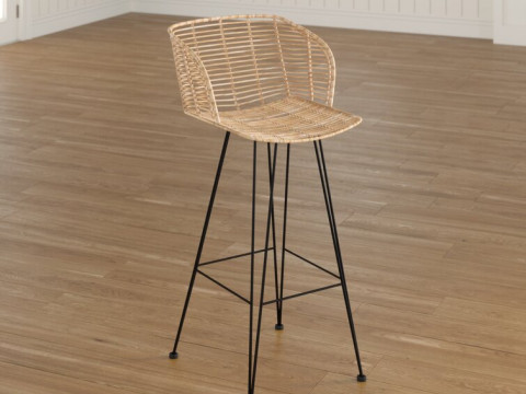 Deloris Bar Stool 3D Modell