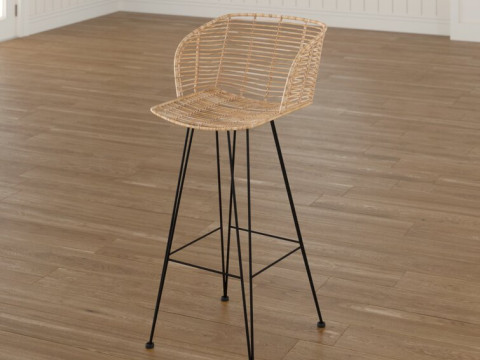 Deloris Bar Stool 3D Modell