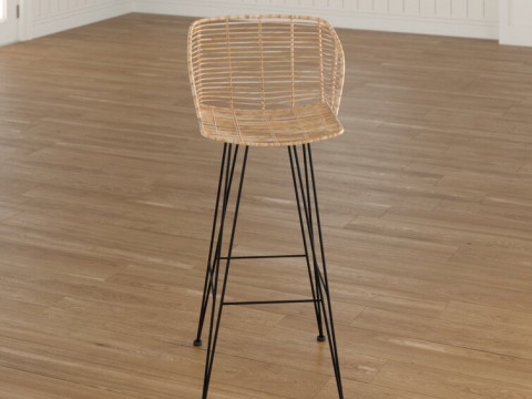 Deloris Bar Stool 3D Modell