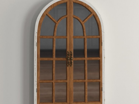 Mcclanahan Farmhouse Accent Mirror - 3 Colour 3D Model