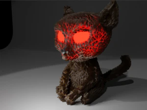 милий кіт 3D Модель