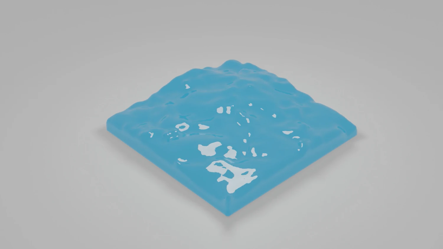 &aacute;gua Modelo 3D .c4d .max .obj .3ds .fbx .stl .blend 