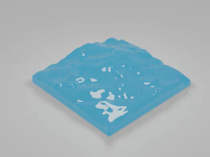 &aacute;gua Modelo 3D