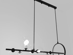 सजावटी प्रकाश के मॉडल आधुनिक और क्लासिक 3D मॉडल