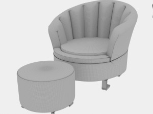 black chair 3D Model