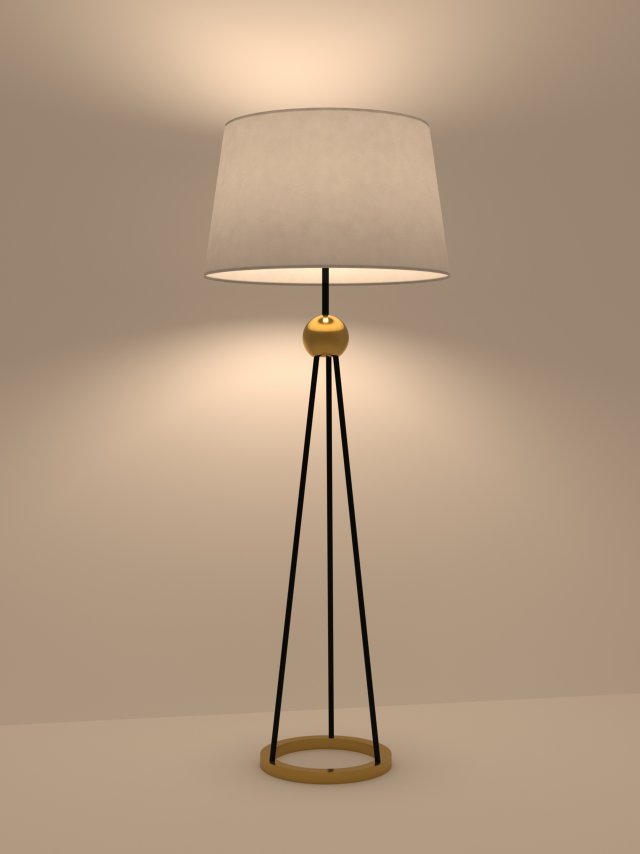floor lamp Modelo 3D .c4d .max .obj .3ds .fbx .stl .blend