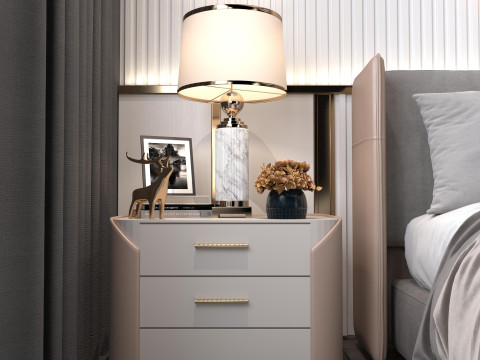 Bedroom livingroom 3D Model