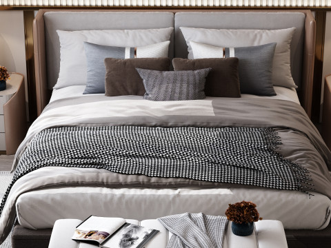 Bedroom livingroom 3D Model