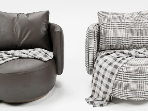 Armchair chair plant 3D Model