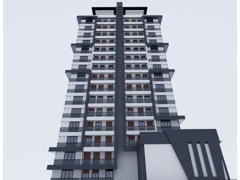 Modern building 3D Modell